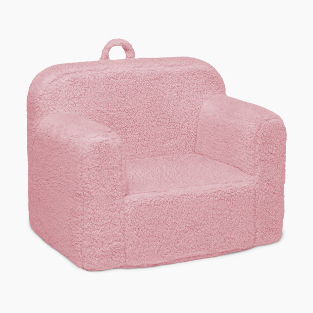 Delta Children Cozee High Pile Fleece Chair - Sherpa Pink.