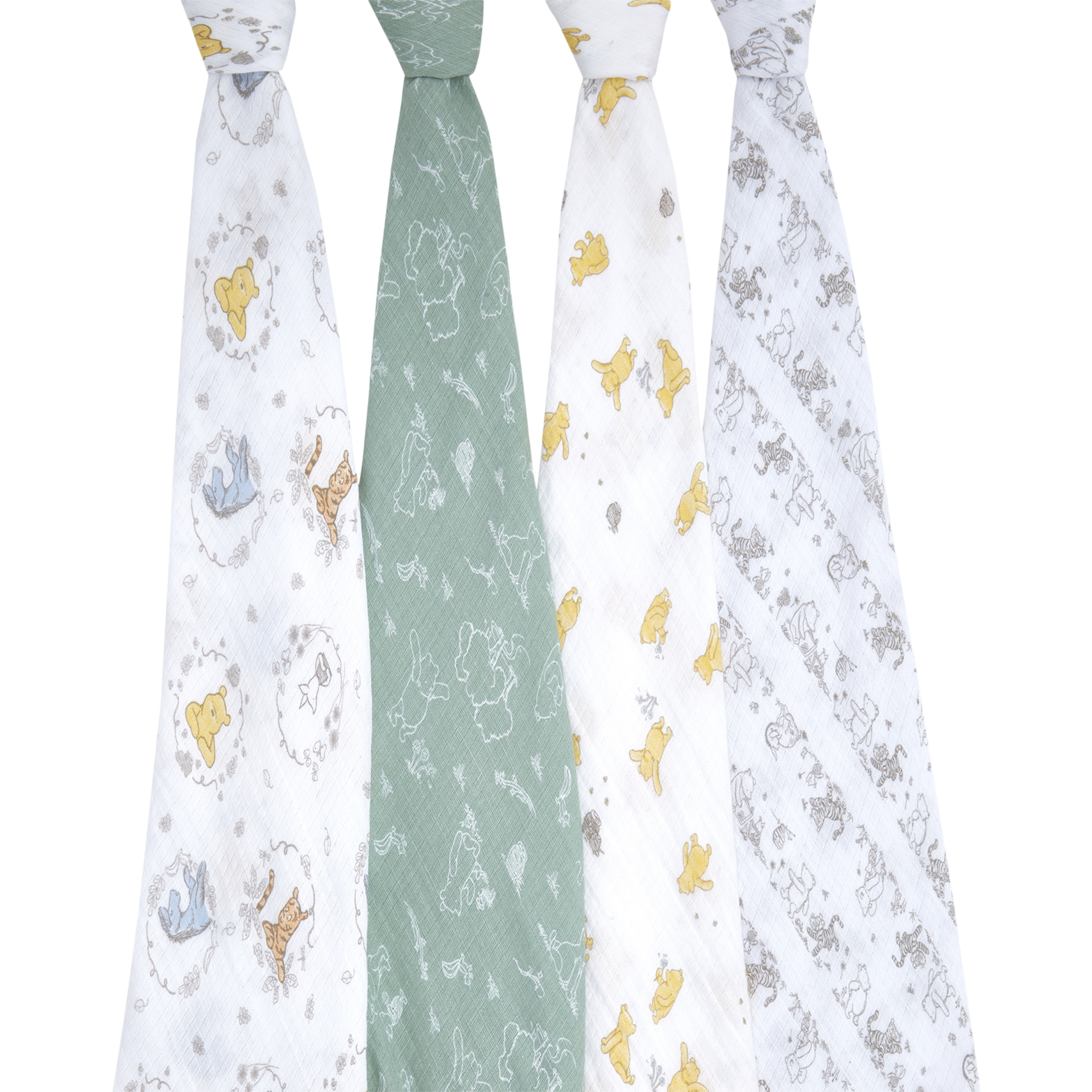 Aden + Anais Disney Essentials Cotton Muslin Swaddles (4 Pack).