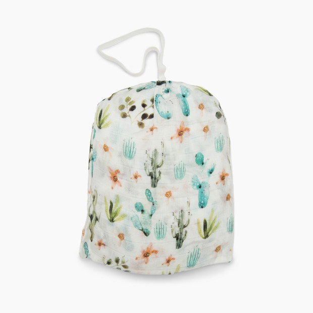 Loulou Lollipop Cotton & Bamboo Fitted Crib Sheet - Cactus Floral.