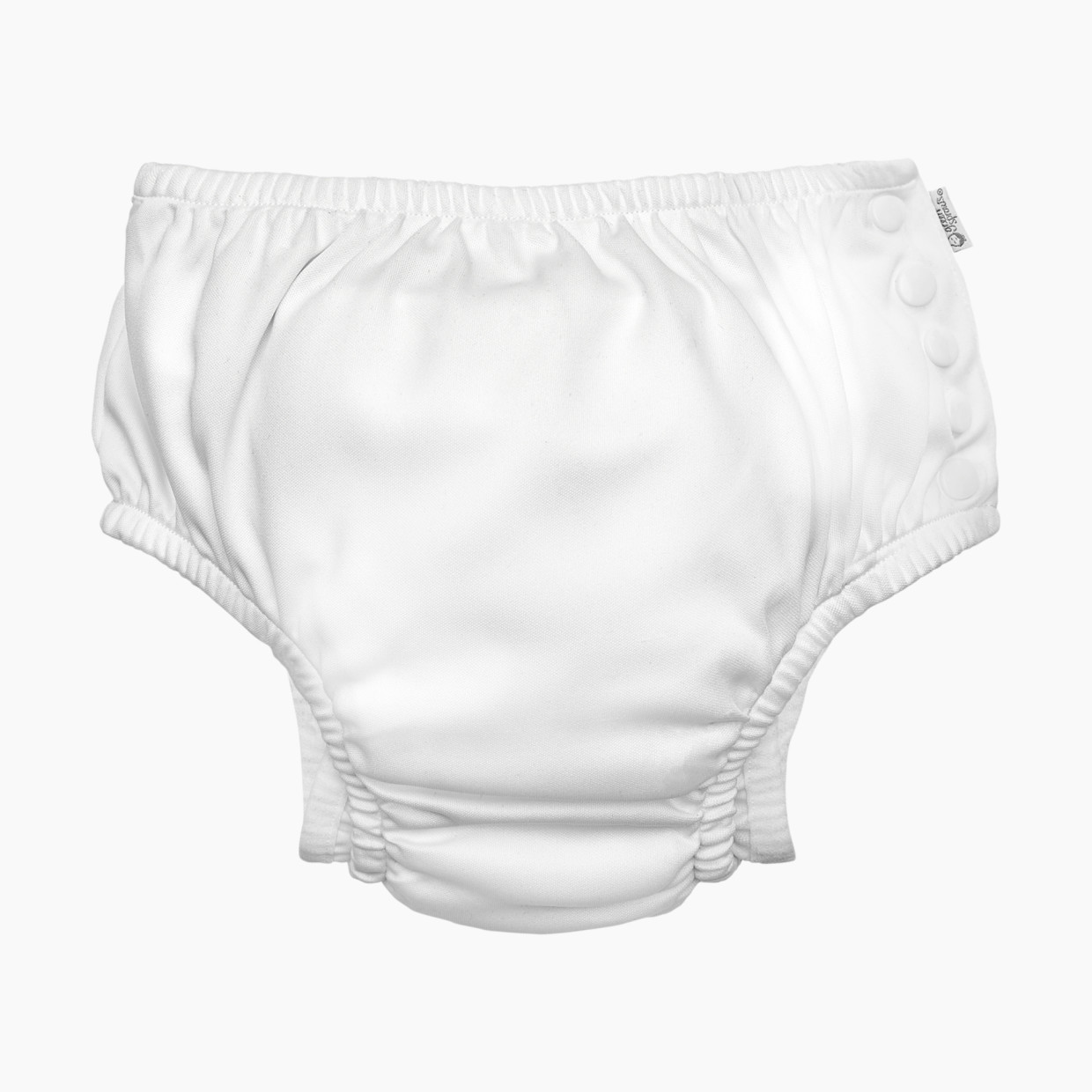GREEN SPROUTS Eco Snap Swim Diaper - White, 6 Months.