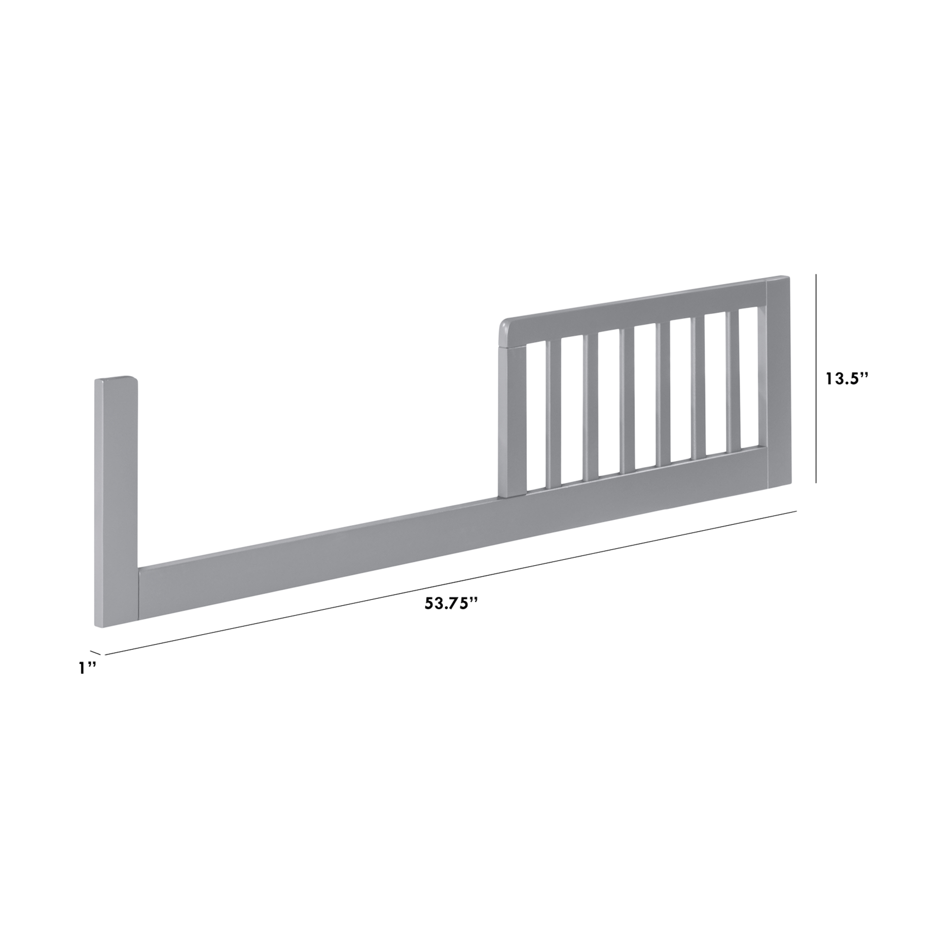 Carter's by daVinci Colby Toddler Bed Conversion Kit - Light Grey.