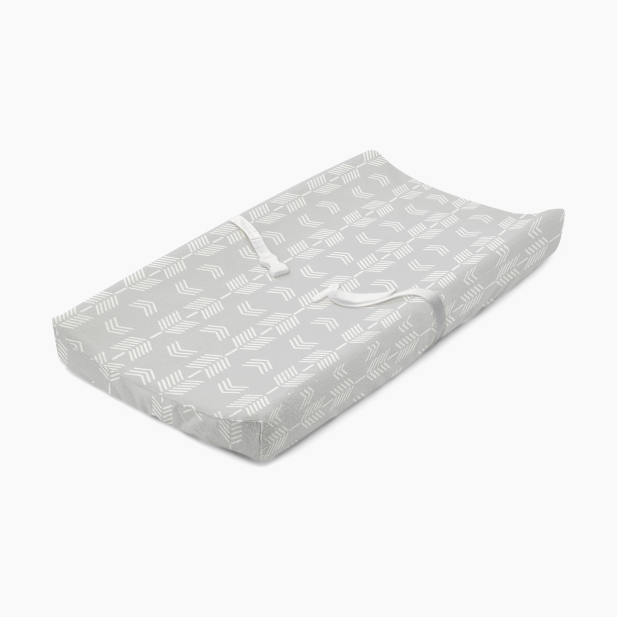 Summer Ultra Plush Changing Pad Cover - Grey Arrows.