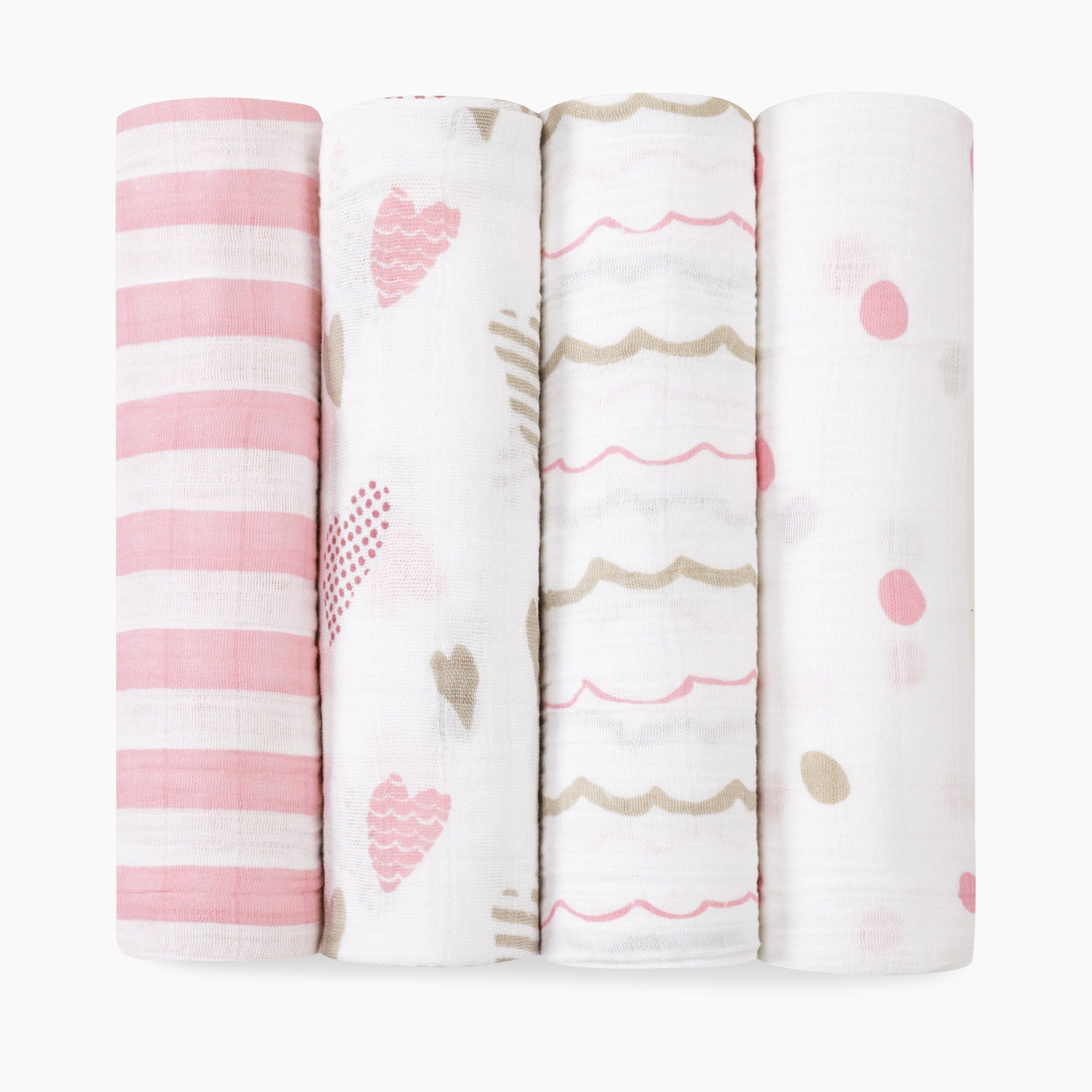 Aden Anais Cotton Muslin Swaddle 4-Pack Seafaring Babylist Shop