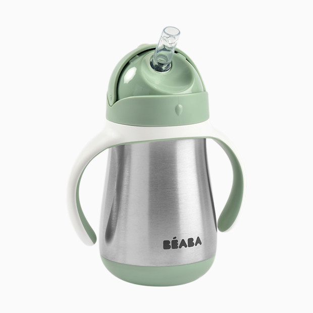 Beaba Stainless Steel Straw Sippy Cup.