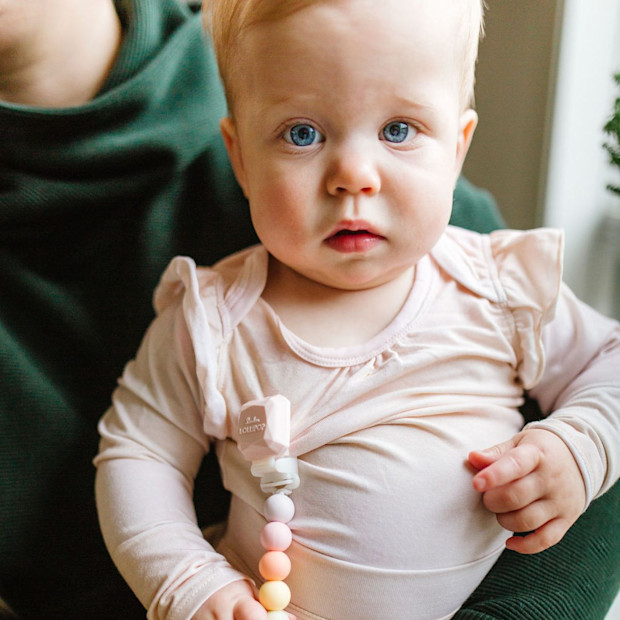 Loulou Lollipop Lolli Gem Silicone Pacifier Clip.