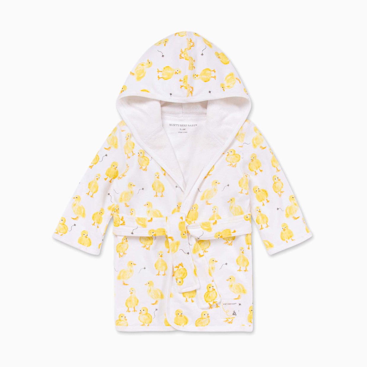 Burt's Bees Baby Infant Organic Hooded Robe - Little Ducks, 0-9 Months.