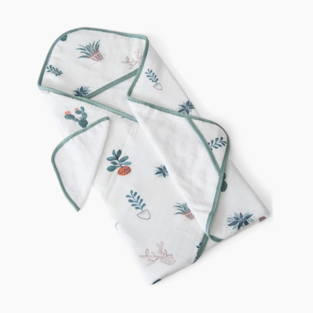 Little Unicorn Cotton Muslin Hooded Towel and Washcloth Set - Prickle Pots.