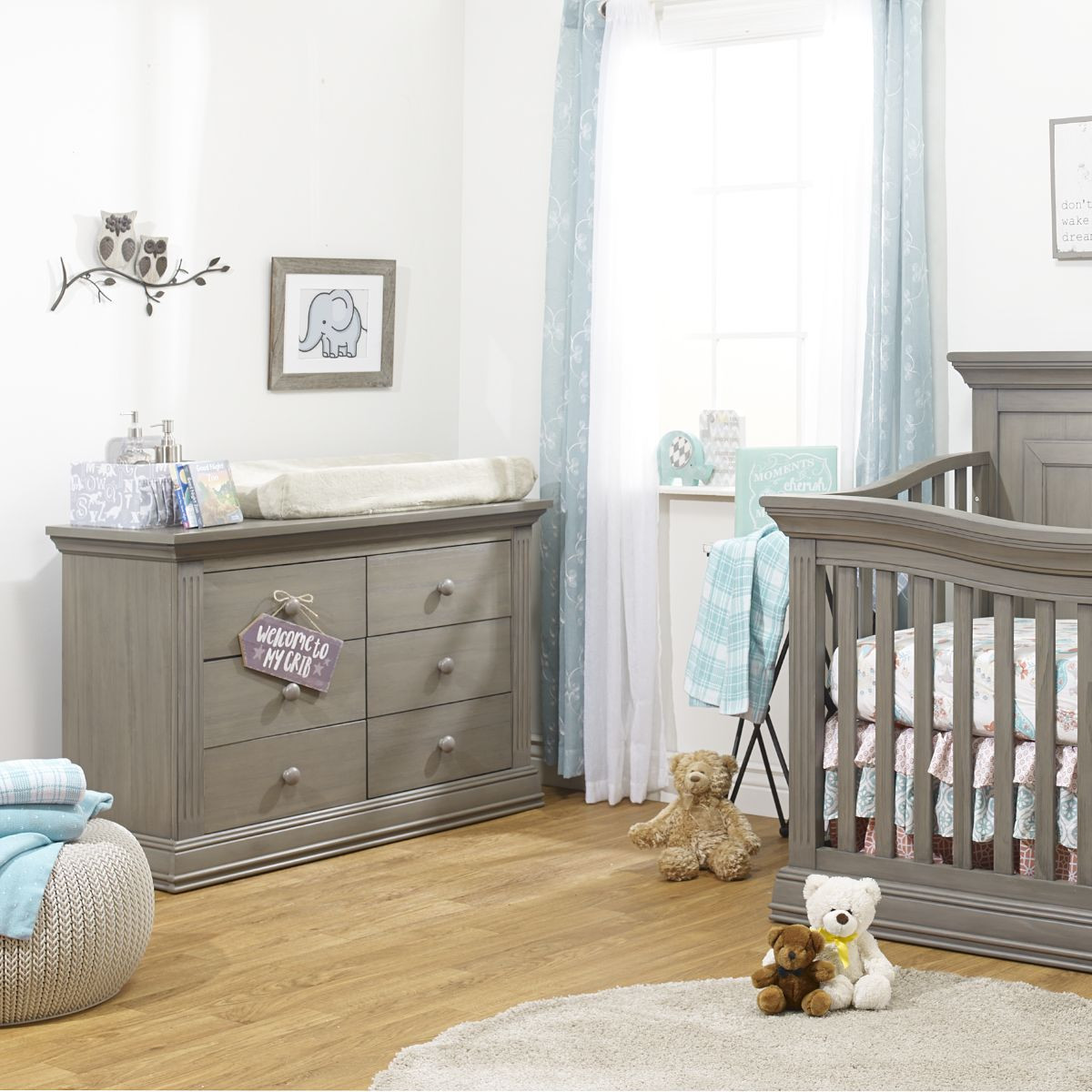 Sorelle Paxton Double Dresser - Heritage Gray.