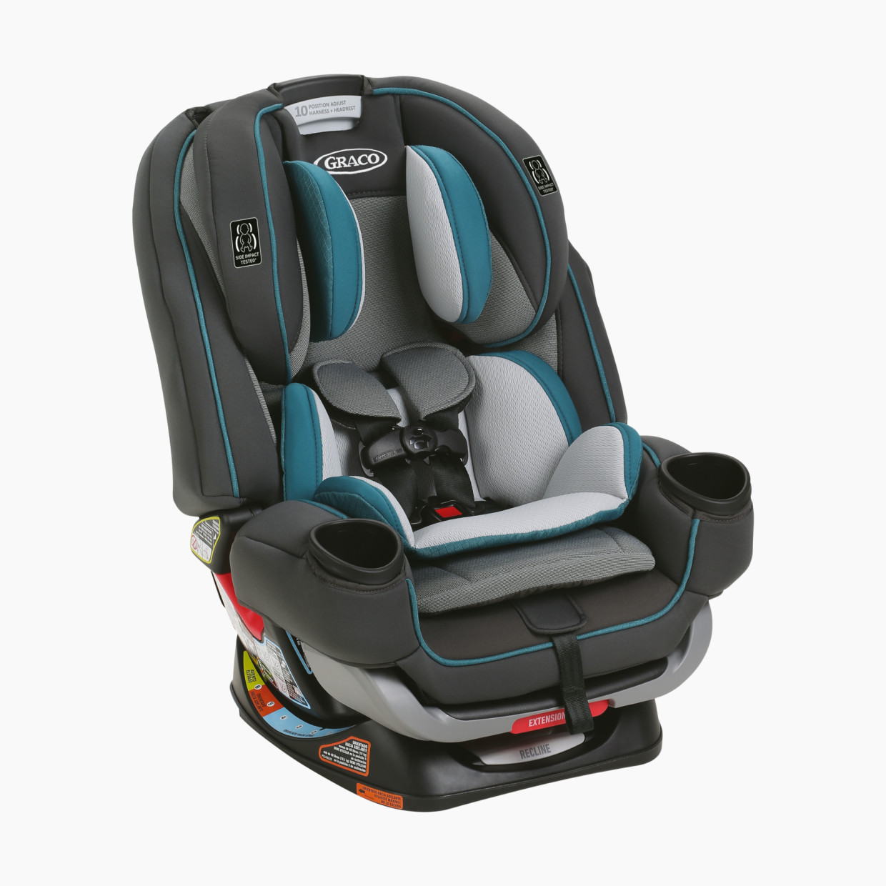 Graco 4Ever Extend2Fit 4-in-1 Convertible Car Seat - Seaton.