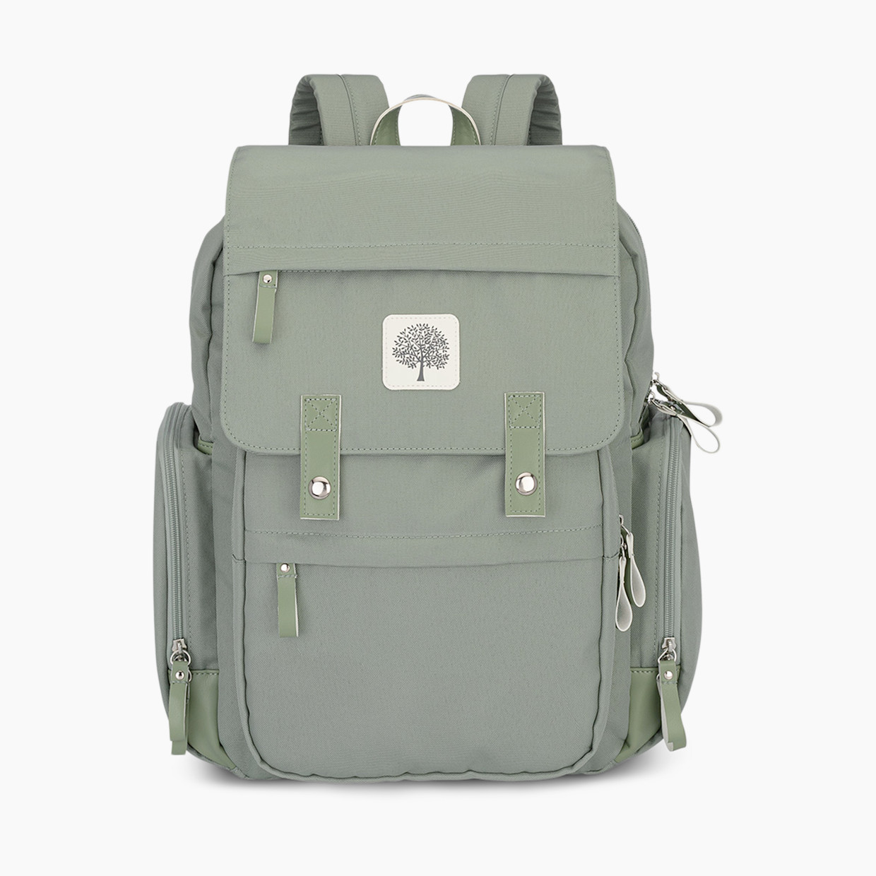 Parker Baby Co. Birch Bag Diaper Backpack - Sage.