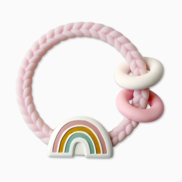 Itzy Ritzy Silicone Teether with Rattle.