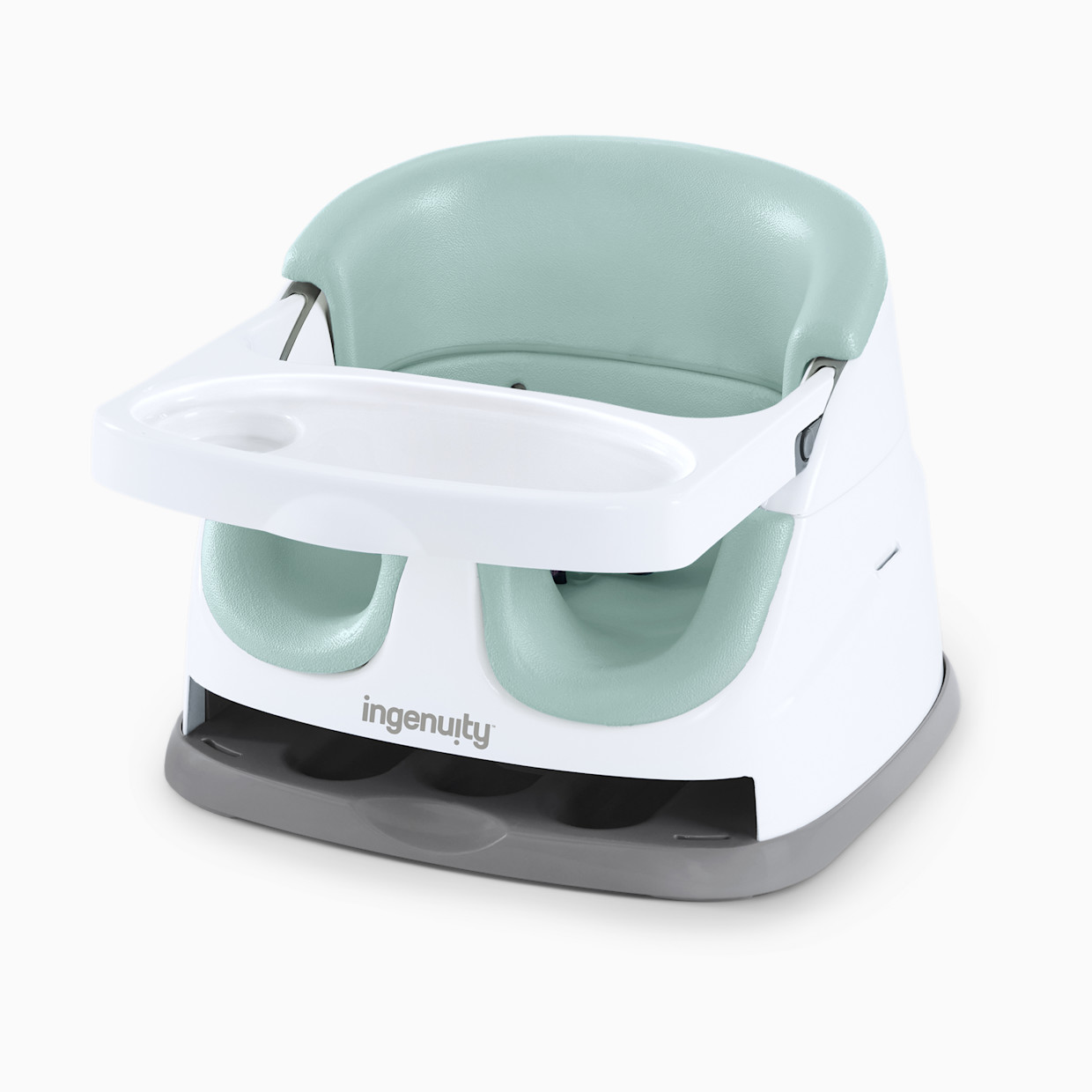 Ingenuity Baby Base 2-in-1 Feeding Booster and Floor Seat - Mist.