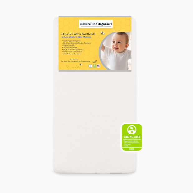 Nature Bee Organic's Deluxe Breathable Crib & Toddler Mattress.
