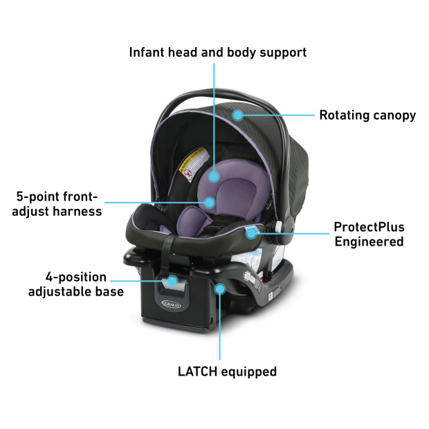 Graco SnugRide 35 Lite LX Infant Car Seat - Hailey.