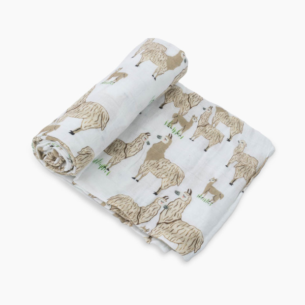 Little Unicorn Cotton Muslin Swaddle Blanket - Llama Llama.