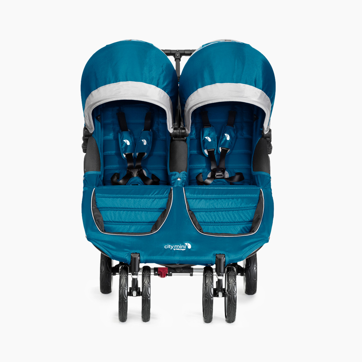 Baby Jogger City Mini Double Stroller - Teal/Gray.