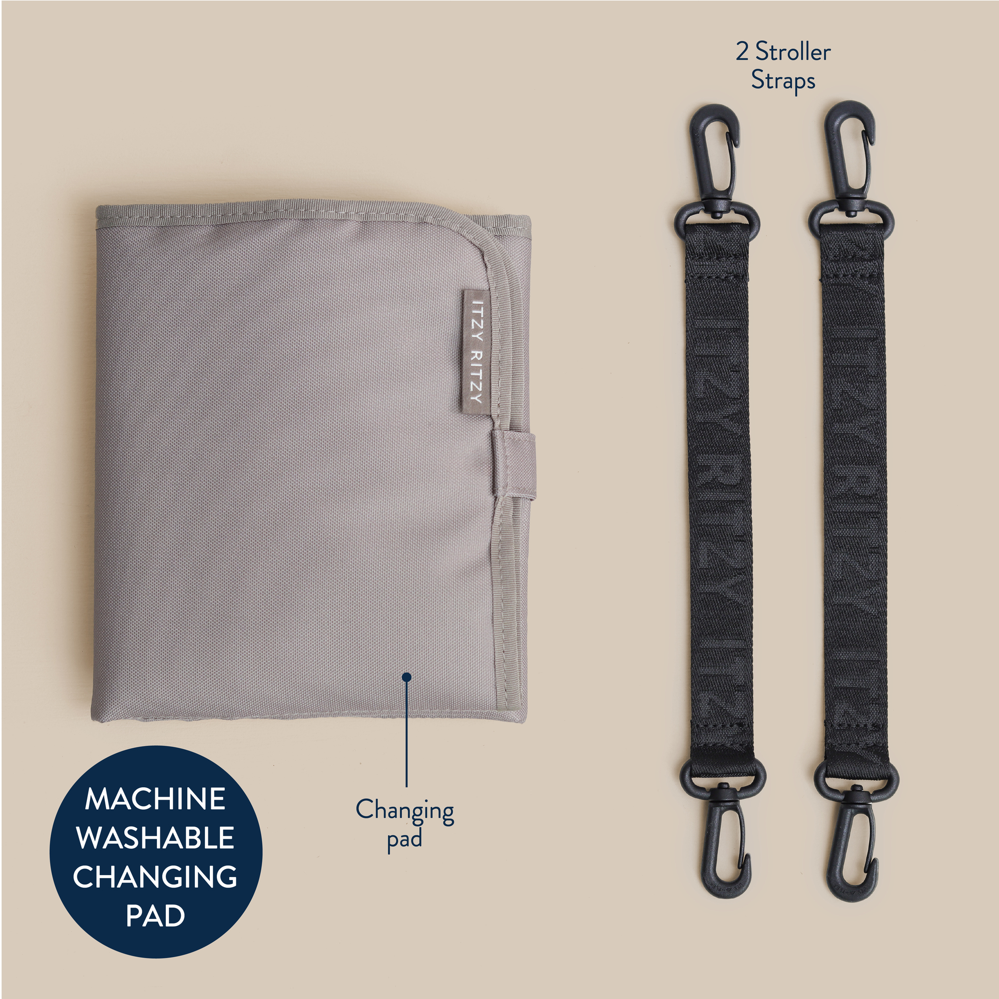 Itzy Ritzy Belong Utility Backpack Diaper Bag - Black.