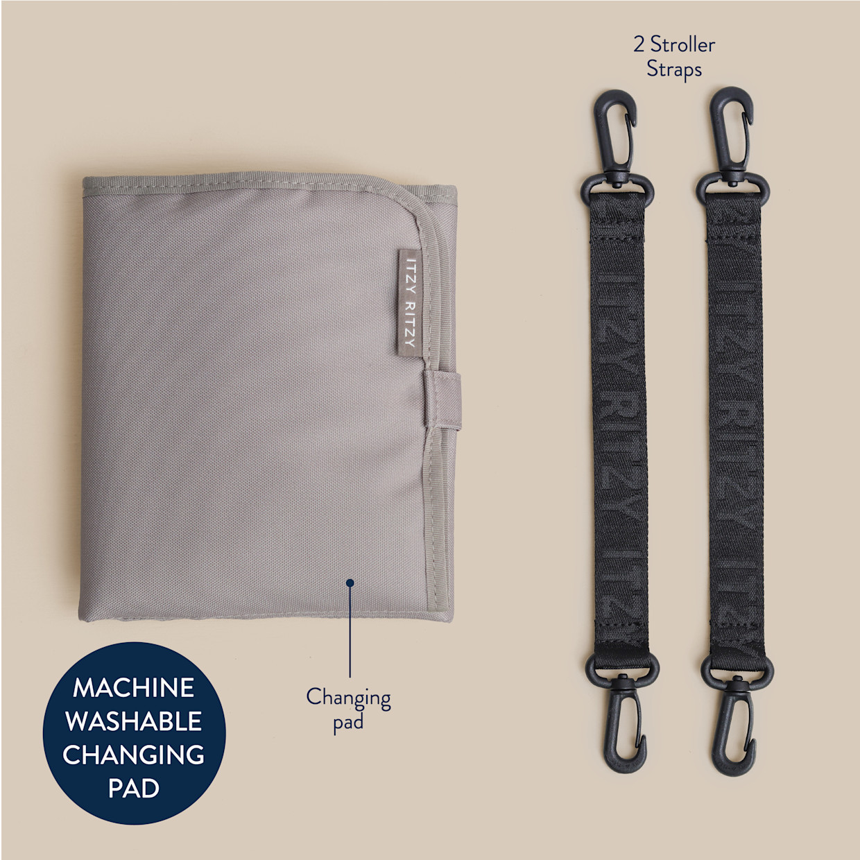 Itzy Ritzy Belong Utility Backpack Diaper Bag - Black.