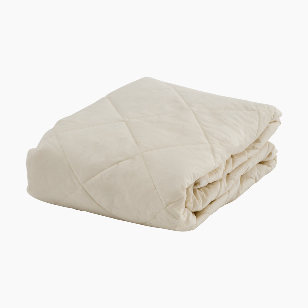 Soundly Organic Waterproof Crib Mattress Pad - Cream.