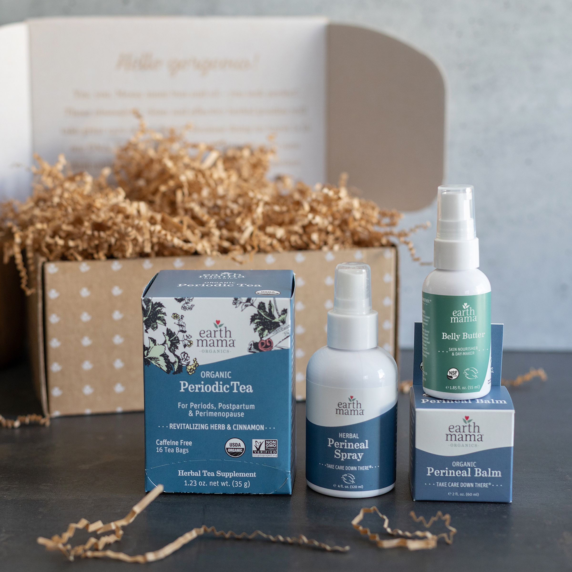 Earth Mama Postpartum Recovery Gift Box.