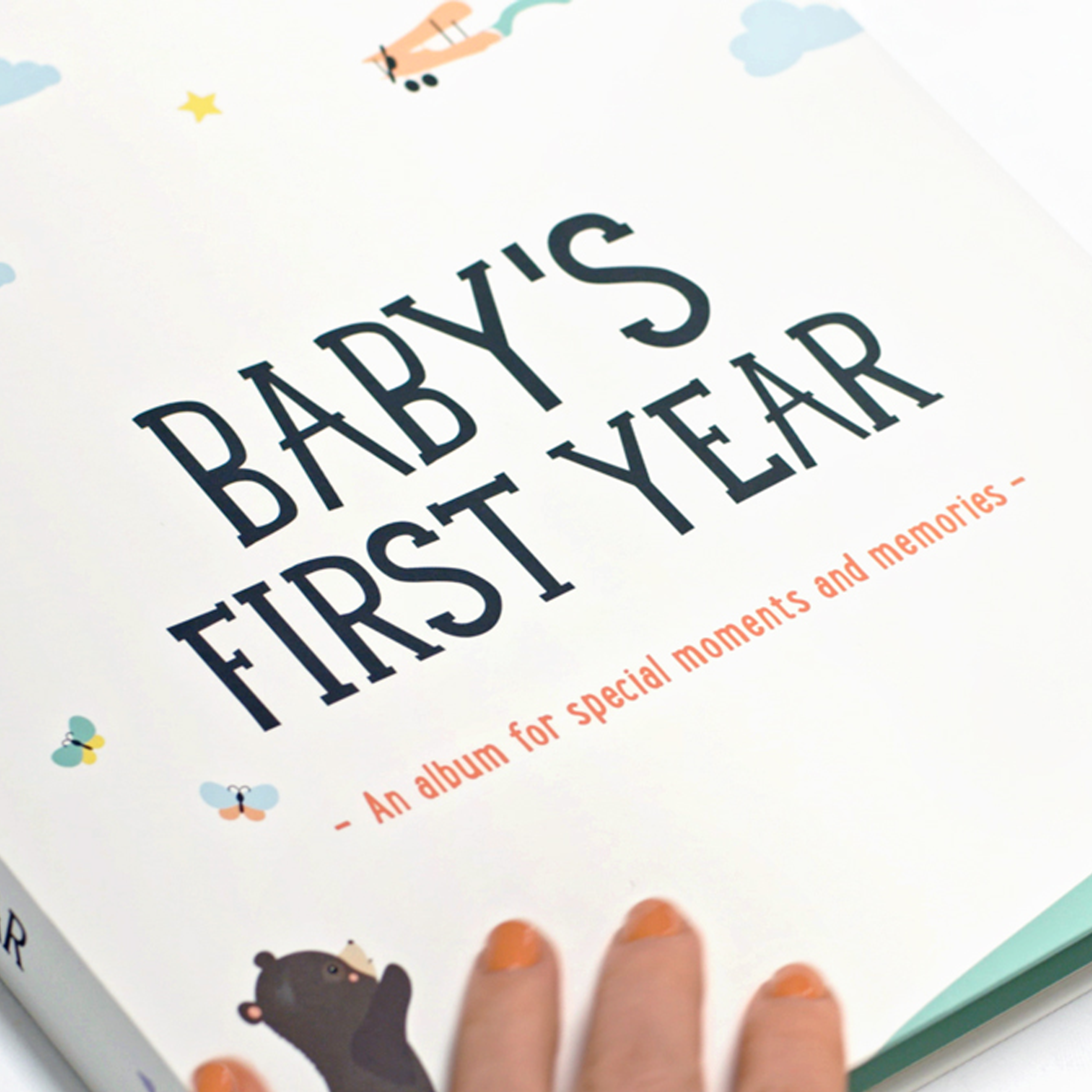 milestone baby's first year album