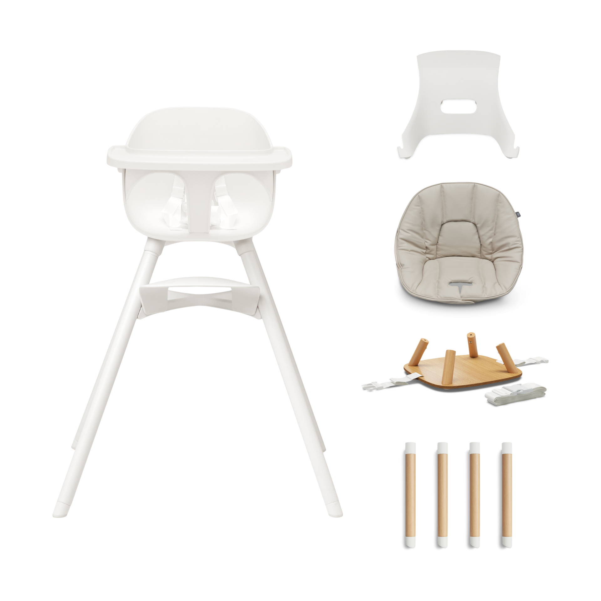 Lalo 3-in-1 High Chair Kit.
