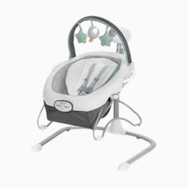 Graco Soothe ’n Sway LX Portable Baby Swing and Baby Bouncer Bouncer, Multi Direction Seat, 2 Speed Vibration, Derby