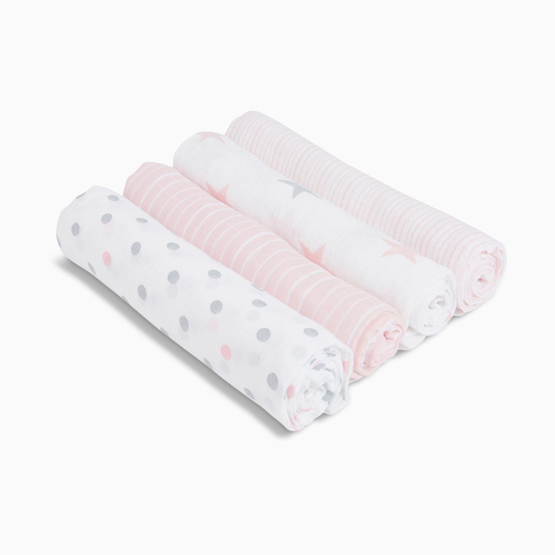 Aden By Aden + Anais Swaddle In Mussola 112x112 Cm – Confezione Da 4, 100% Cotone Traspirante, Stampe Minnie