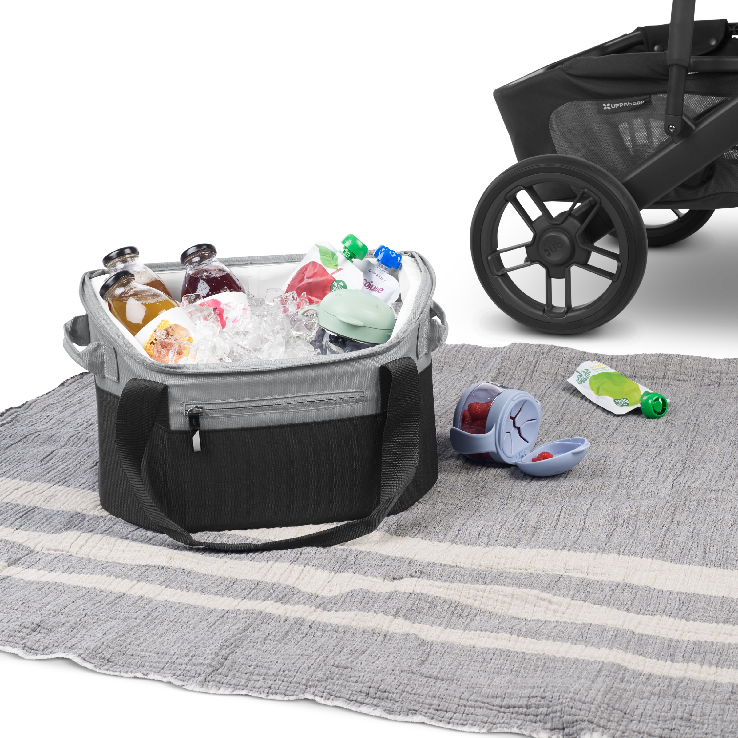 UPPAbaby Bevvy Stroller Basket Cooler for Vista, Cruz & Ridge - Grey.