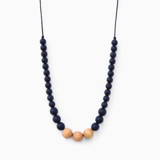 Loulou Lollipop Naturalist Teething Necklace - Black.