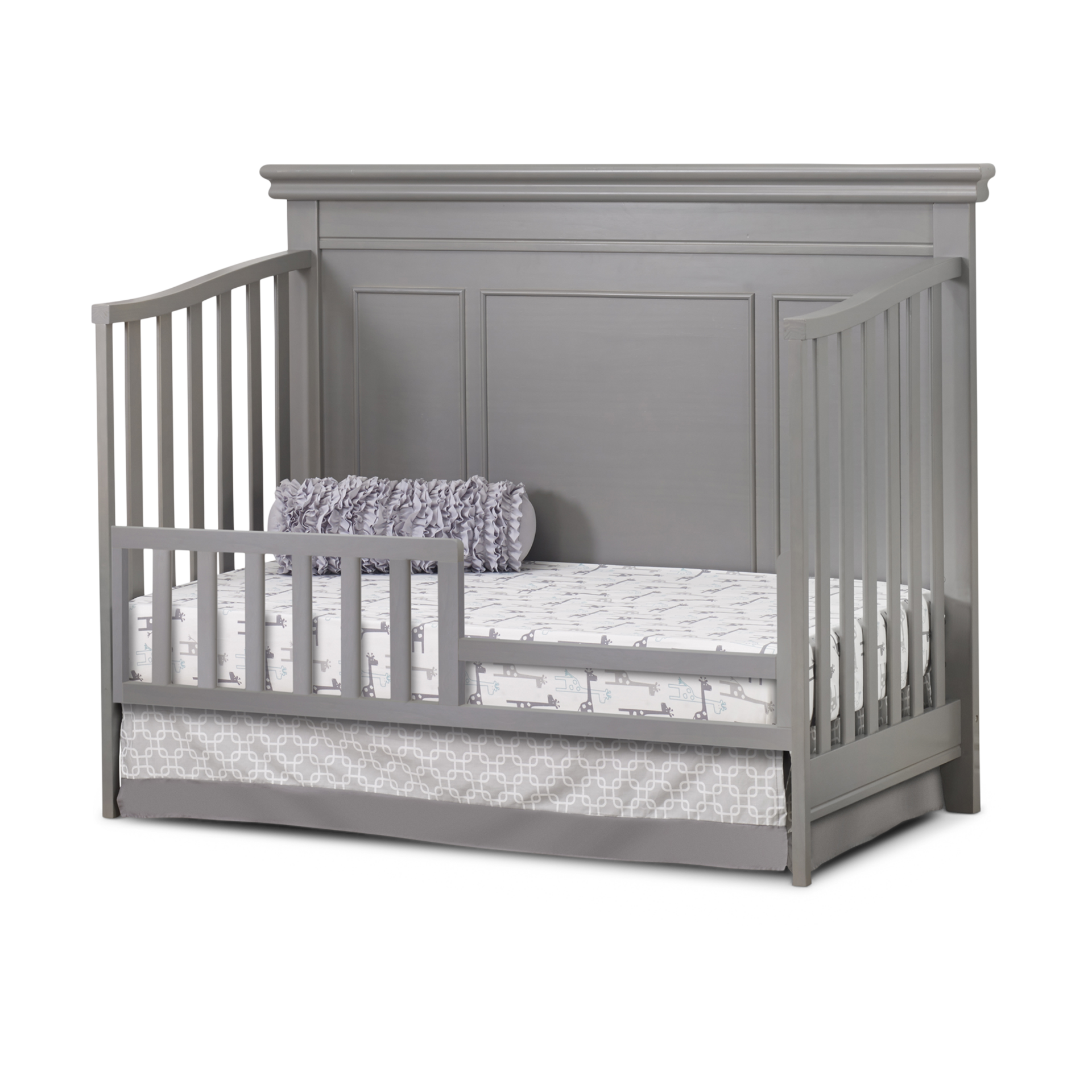 Sorelle Finley Lux Flat Top Crib Weathered Gray Babylist Shop