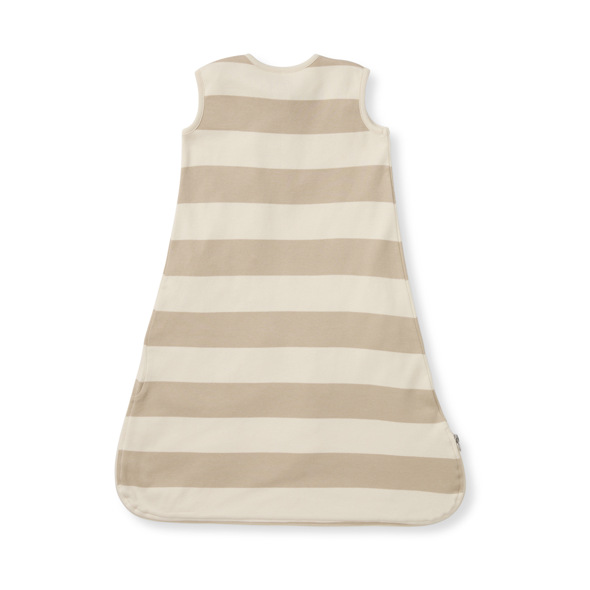 Burt's Bees Baby Organic Lightweight Beekeeper Wearable Blanket - Oat Stripe, Small.