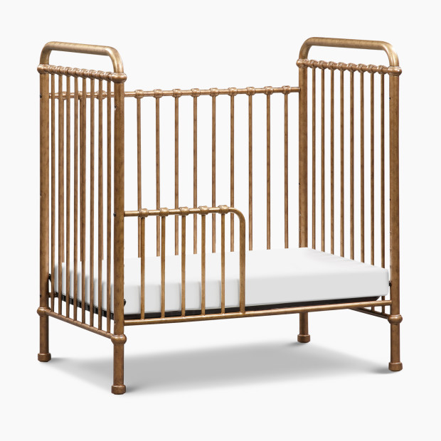 Namesake Abigail 3-in-1 Convertible Mini Crib - Vintage Gold.