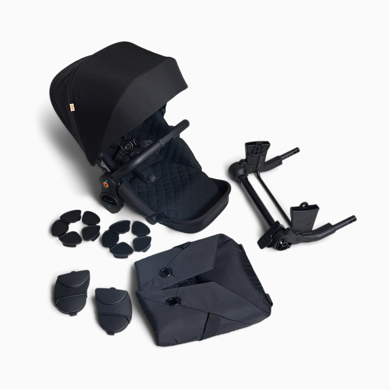 Zoe The Journey Add-On Seat + Duo Extender Kit - Black.
