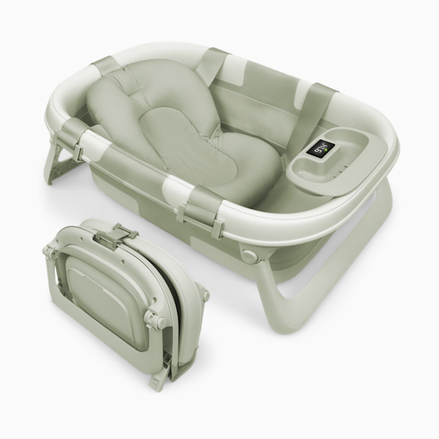 Jool Baby Fold ‘n Store Baby Bathtub With Built-in Thermometer.