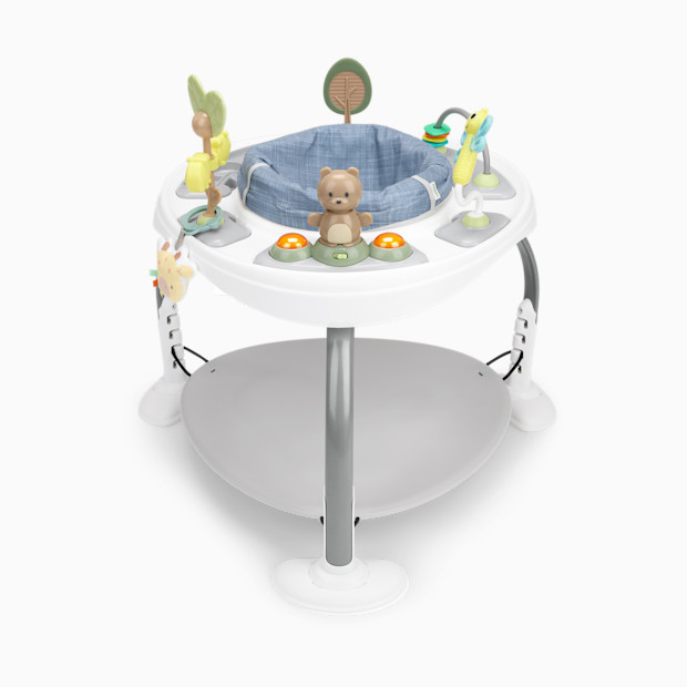 Ingenuity Bounce to Bloom 2-in-1 Activity Jumper & Table.