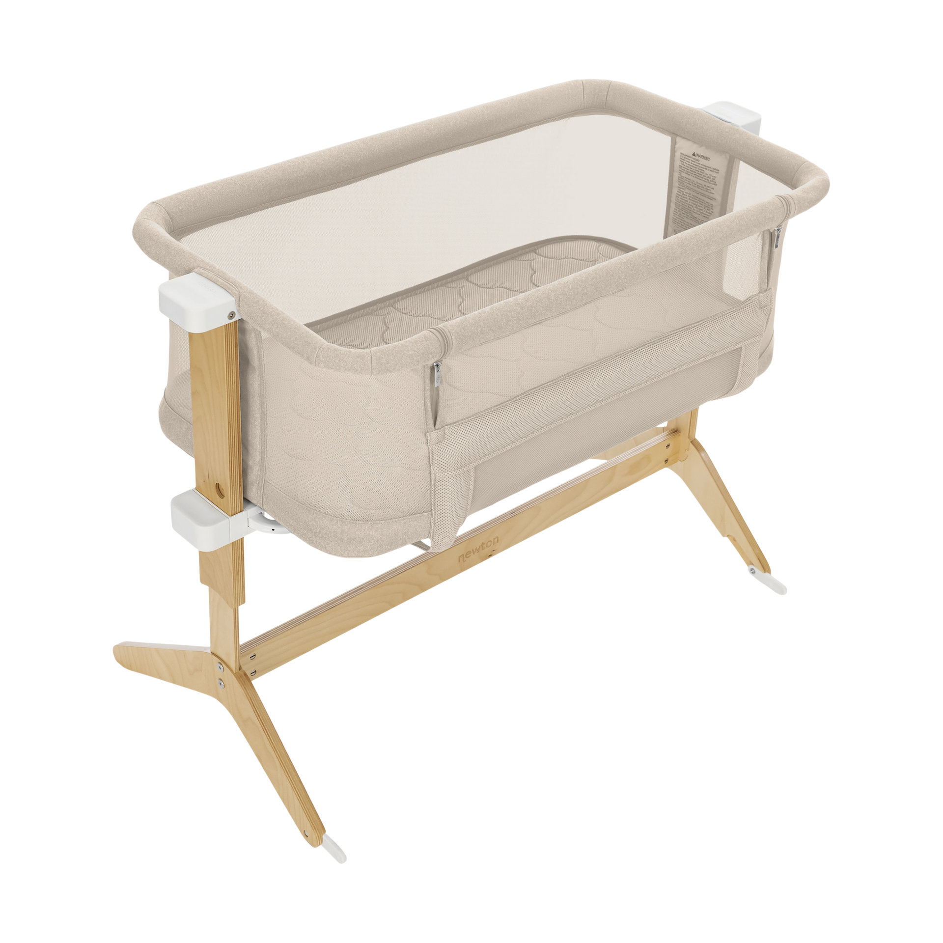 Newton Baby Bassinet & Bedside Sleeper - Sandstone.