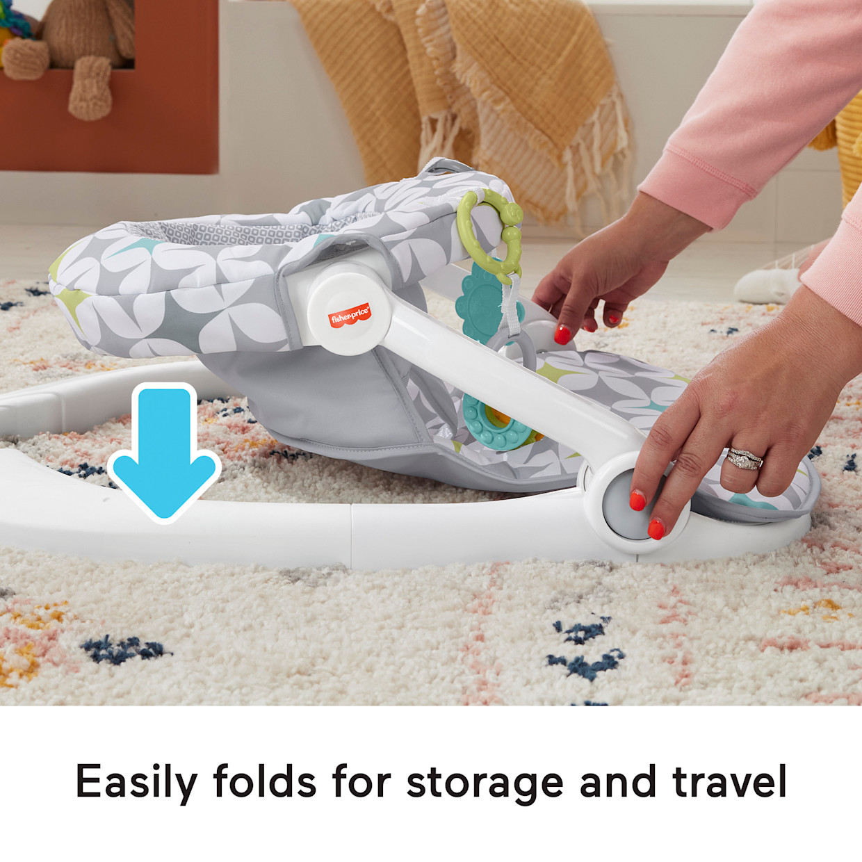 Fisher-Price Sit-Me-Up Floor Seat - Starlight Bursts.