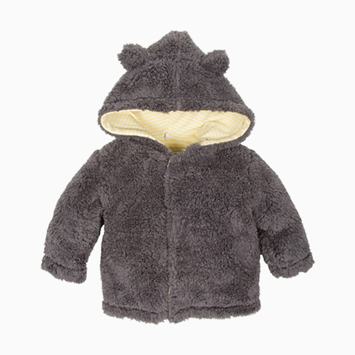 Magnetic Me Fleece Jacket - Light Grey, 0-6 M.