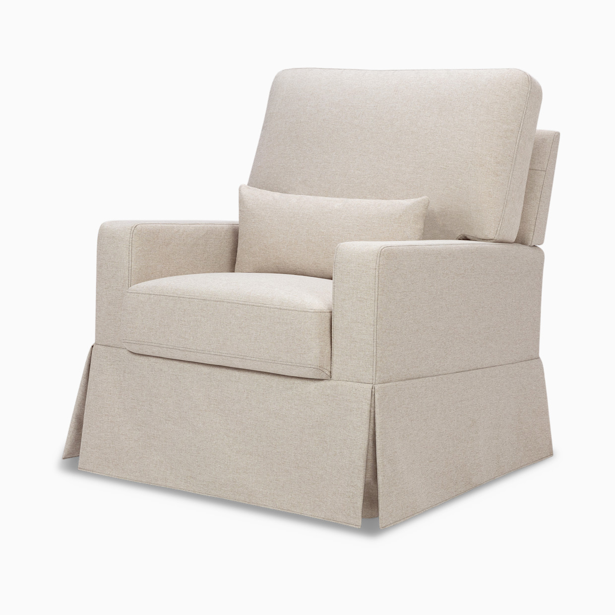 Namesake Crawford Pillowback Comfort Swivel Glider - Performance Beach Eco-Weave.