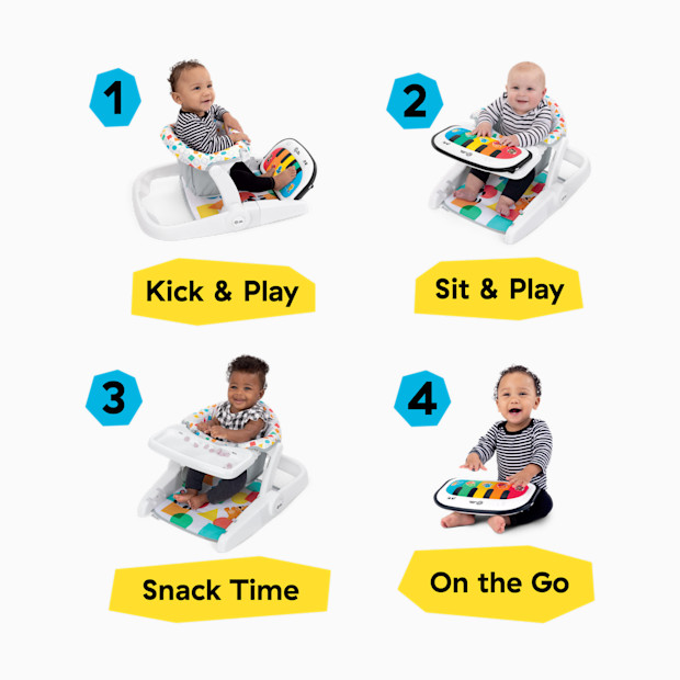 Baby Einstein Tappin Tunes' Learn to Sit 4-in-1 Floor Seat.