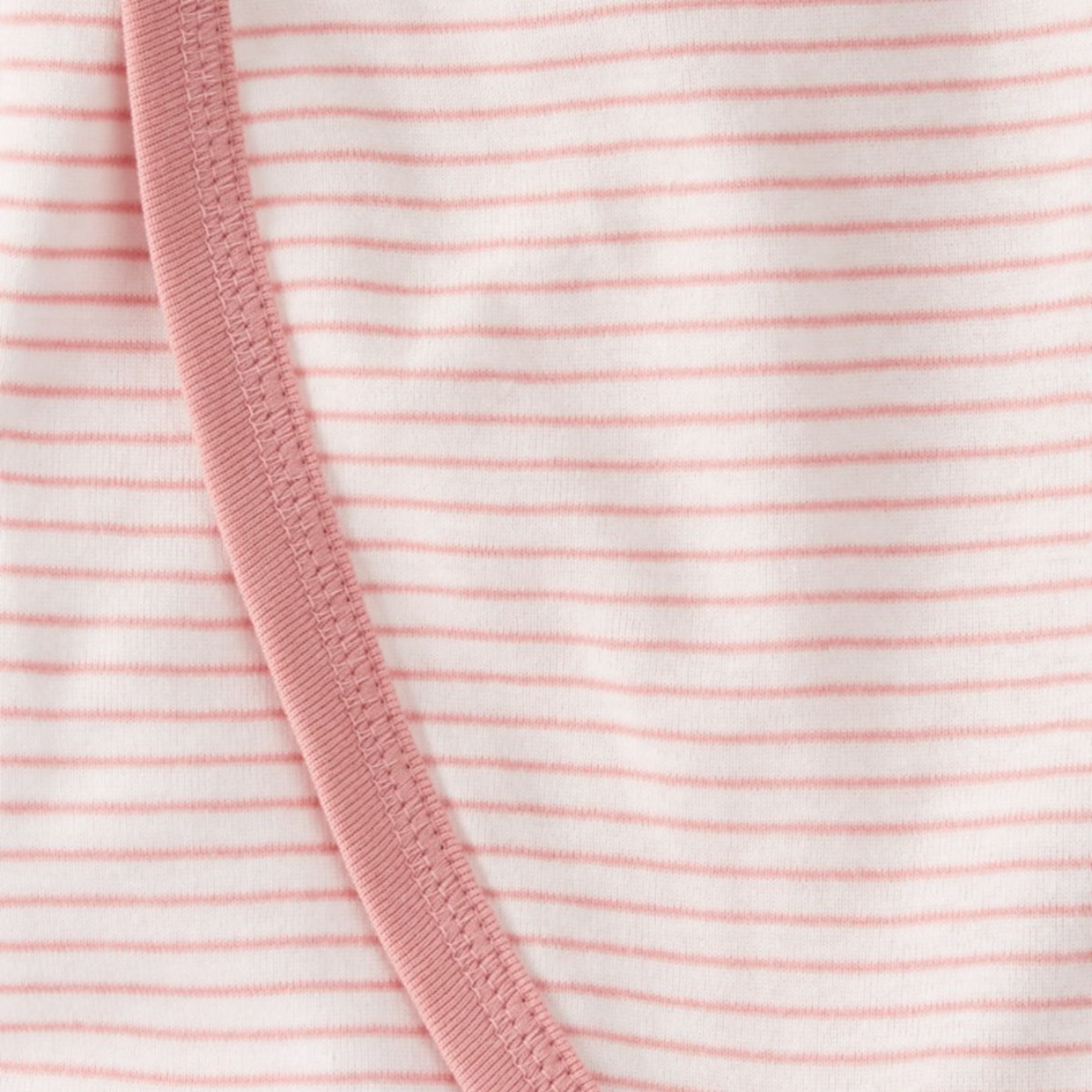 Carter's Little Planet Organic Cotton Wrap Sleep & Play Pajamas in Stripes - Multi Pink Stripe, 0-3 M.