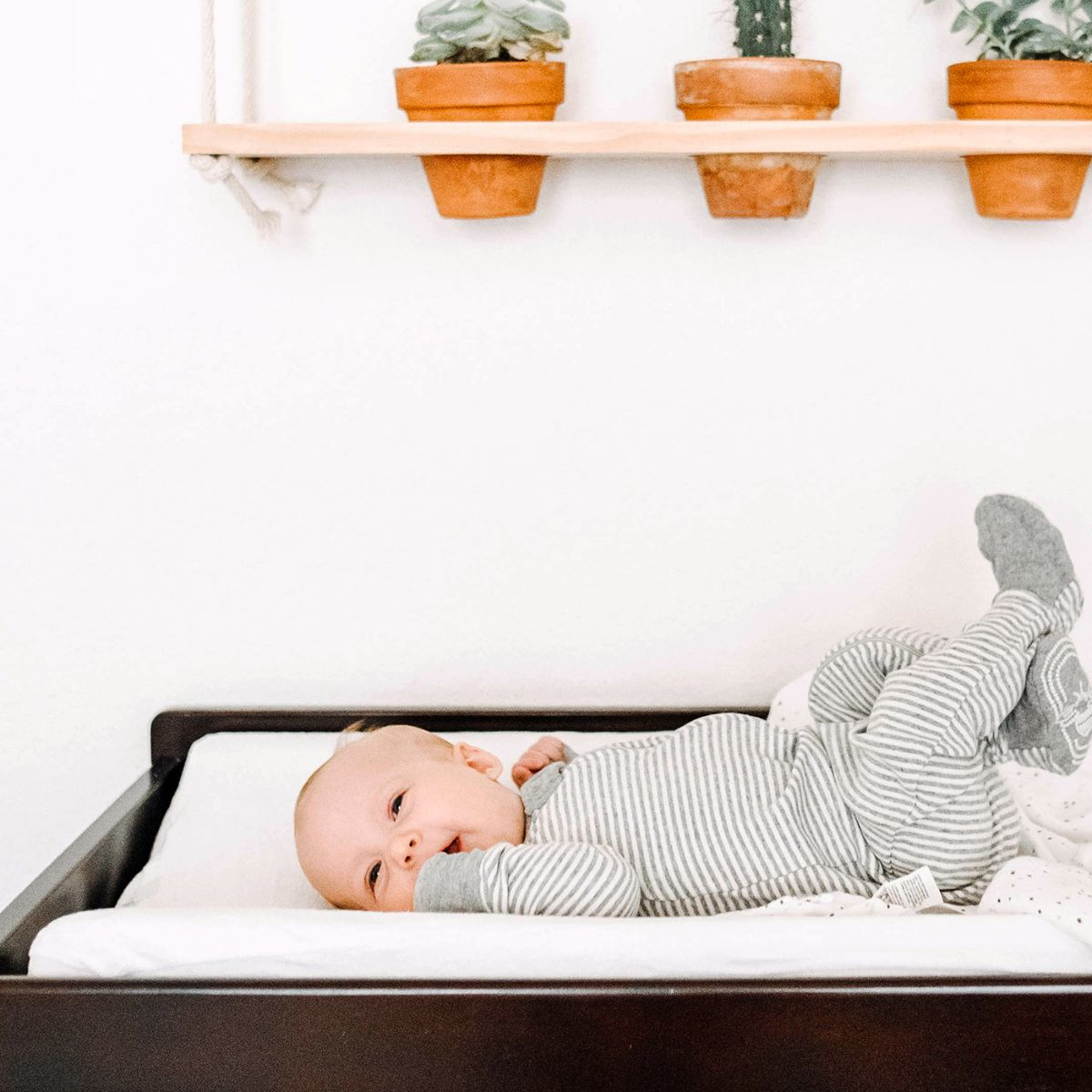 Burt's Bees Baby Knit Terry Organic Fitted Changing Pad Cover Cloud