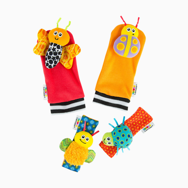 Lamaze Garden Bug Wrist Rattle & Foot Finder Set.