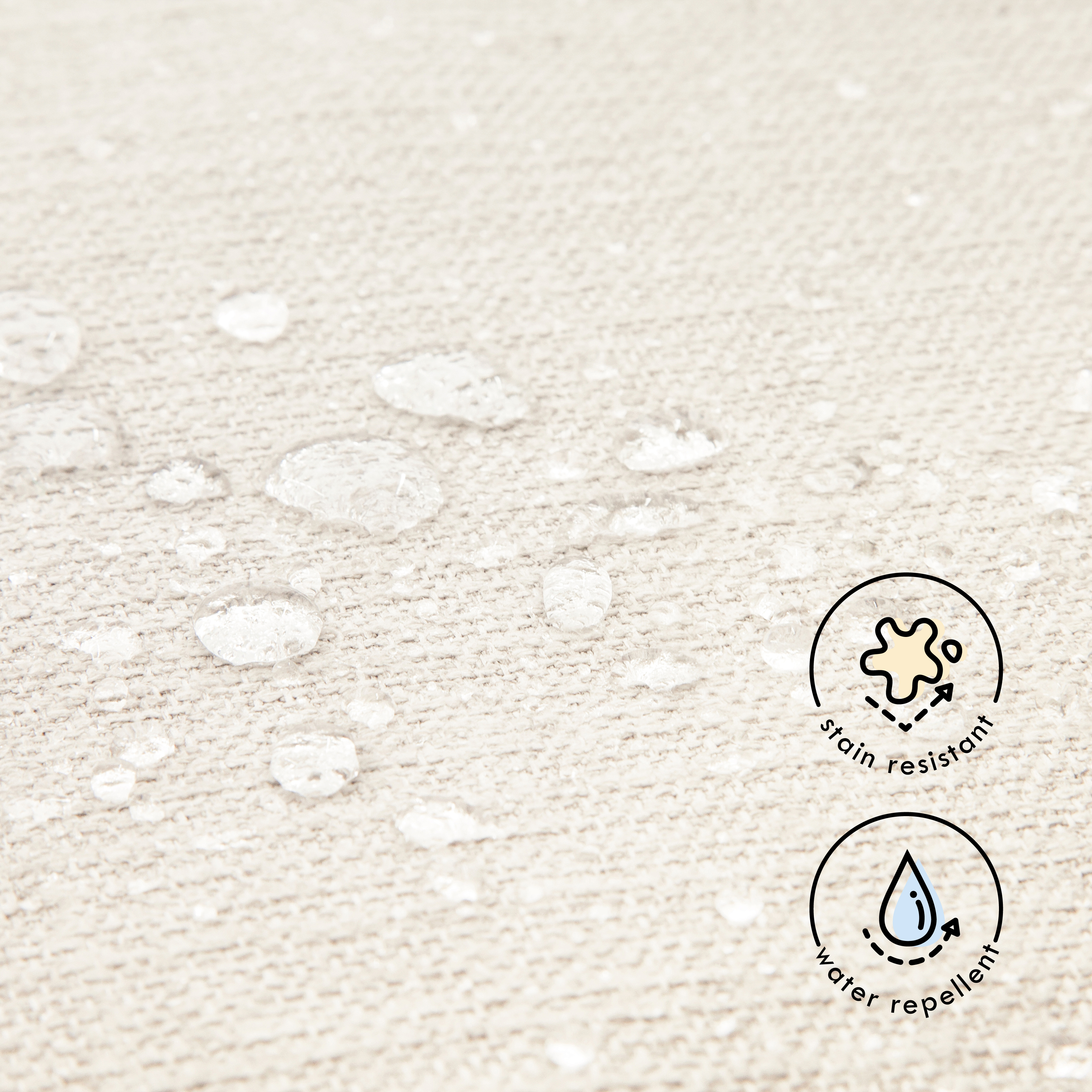 daVinci Universal Gliding Ottoman - Performance Cream Linen.