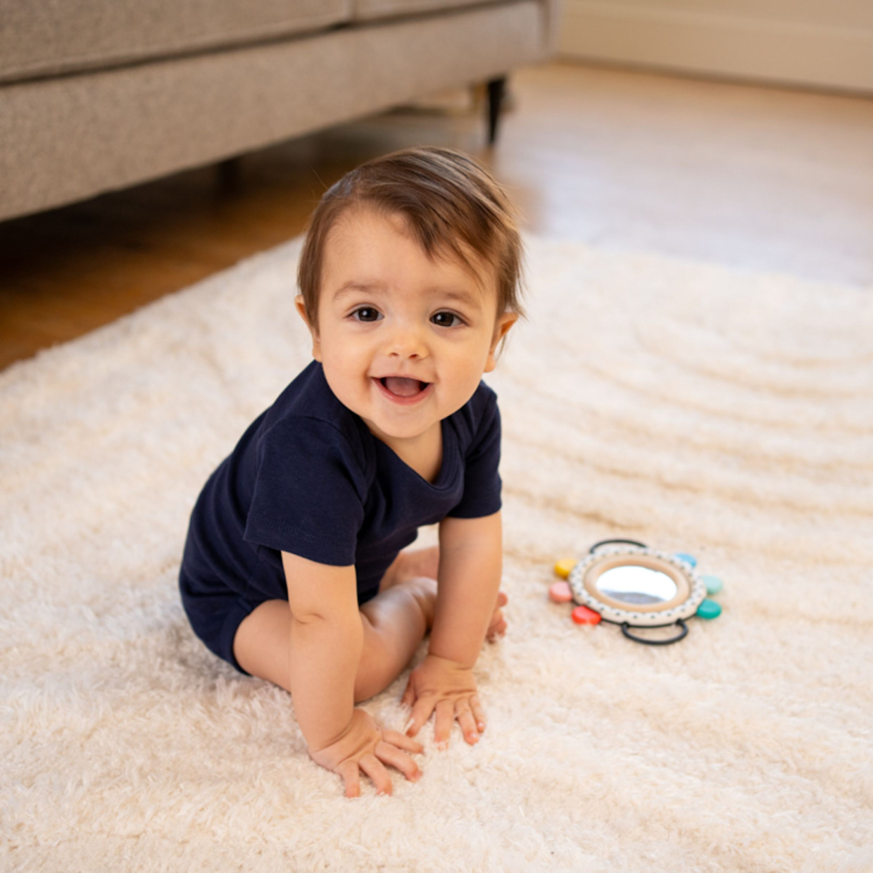 Manhattan Toy Wimmer Grasp & See Mirror.