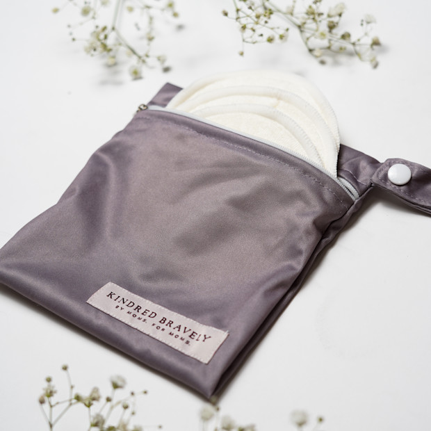 Kindred Bravely Organic Bamboo Breast Pads (10 Pack).