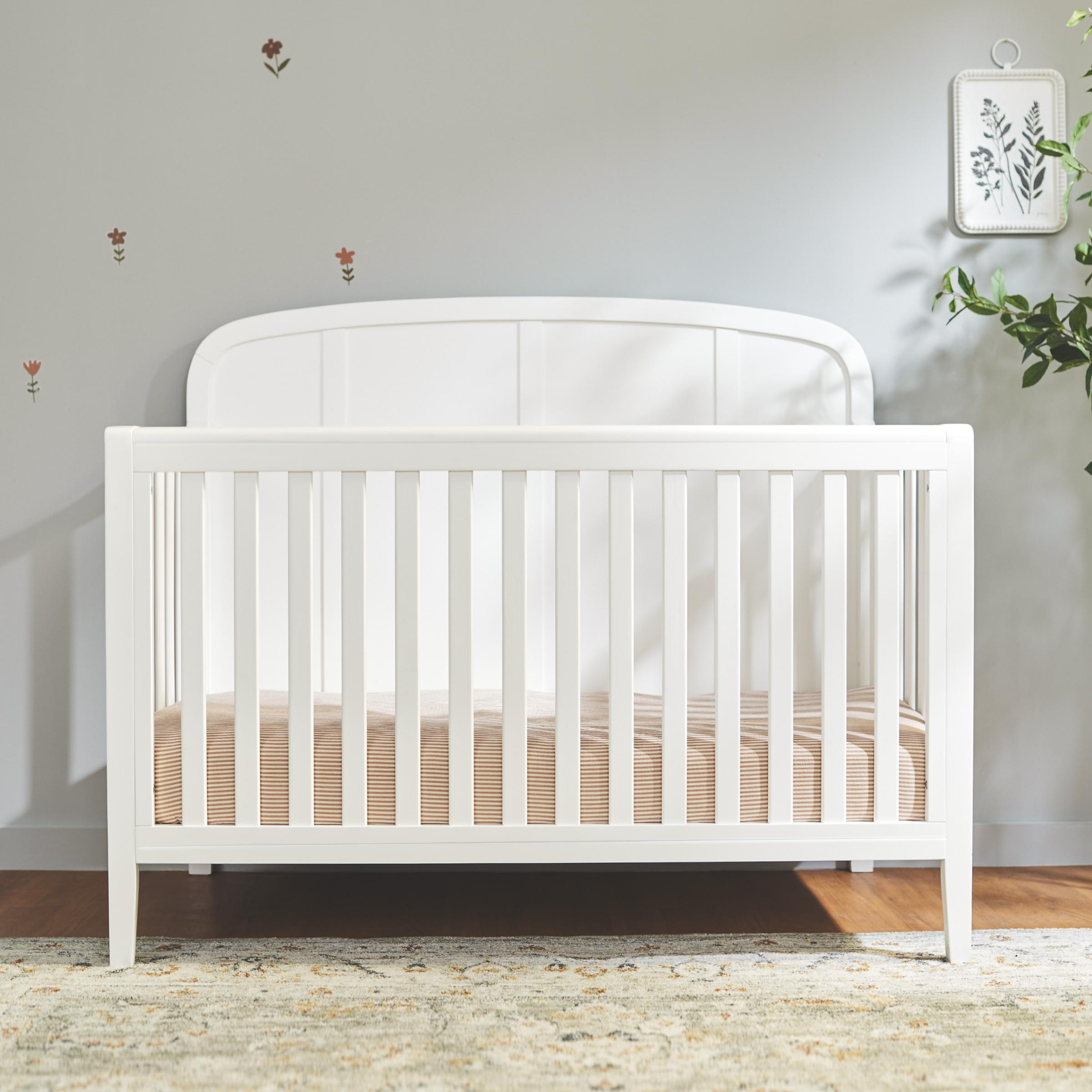 Little Seeds Briar Headboard Crib - Bottle Green.