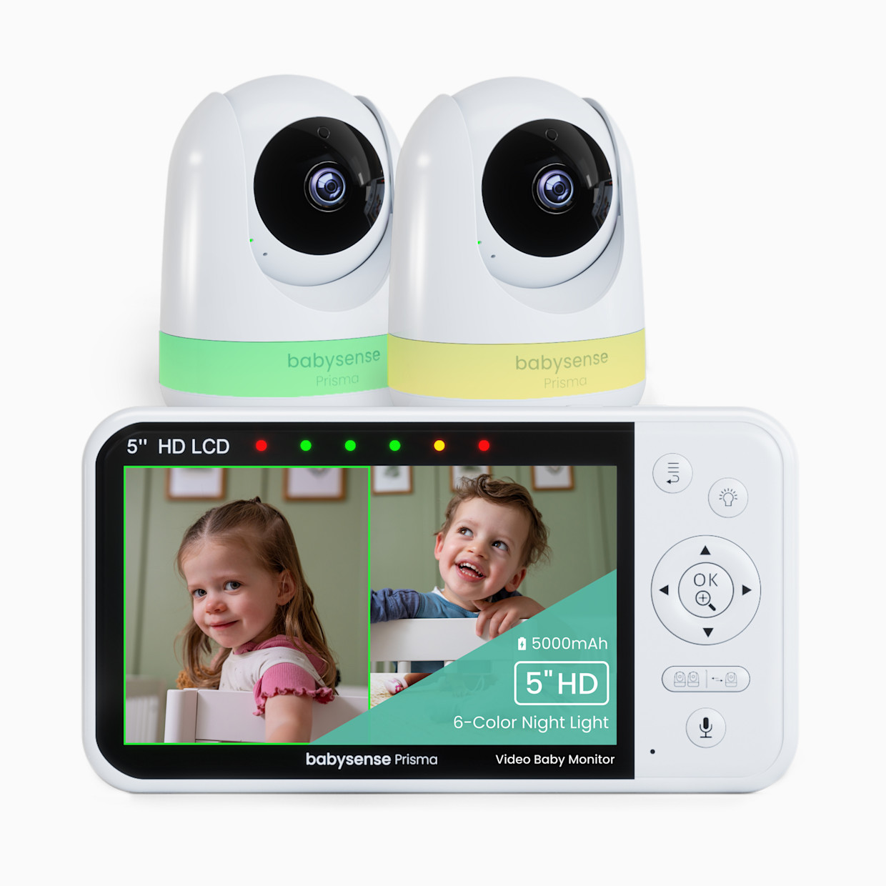 Babysense Prisma Baby Monitor - 2 Cameras.
