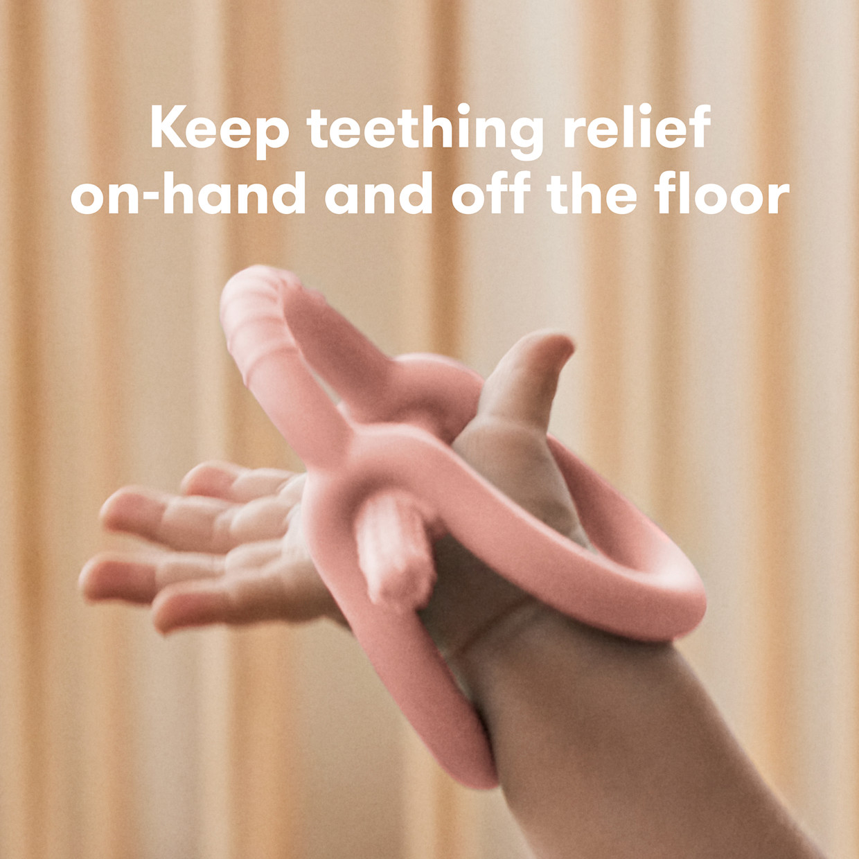 Frida Baby Get-A-Grip Teether - Pink.